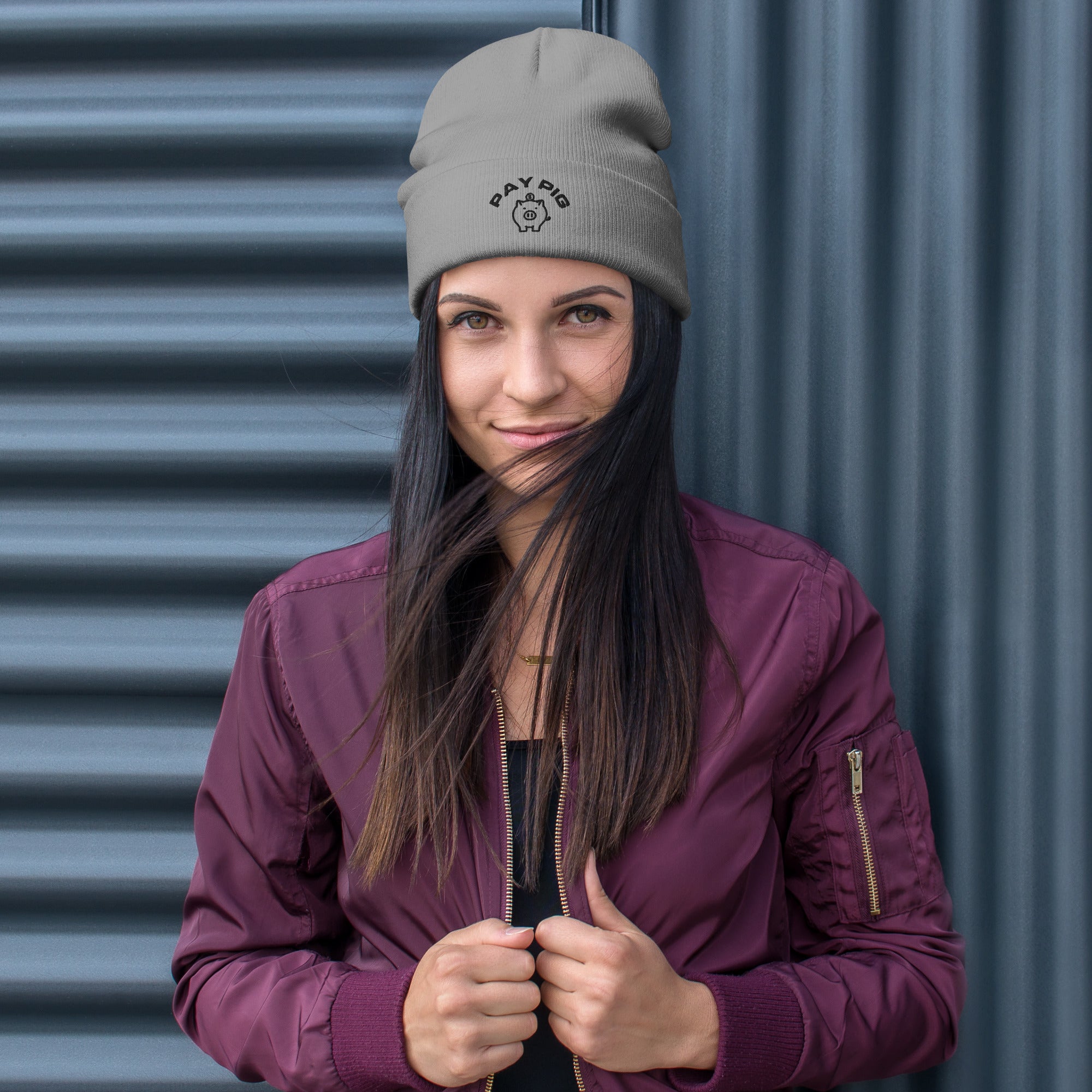 Pay Pig - Embroidered Beanie