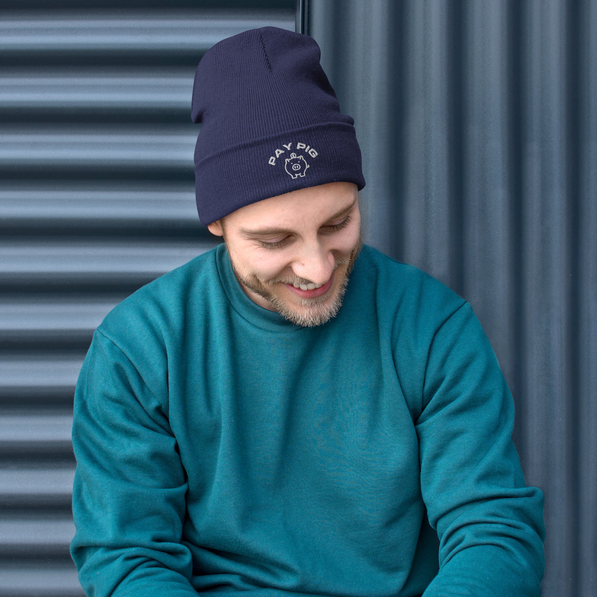 Pay Pig - Embroidered Beanie