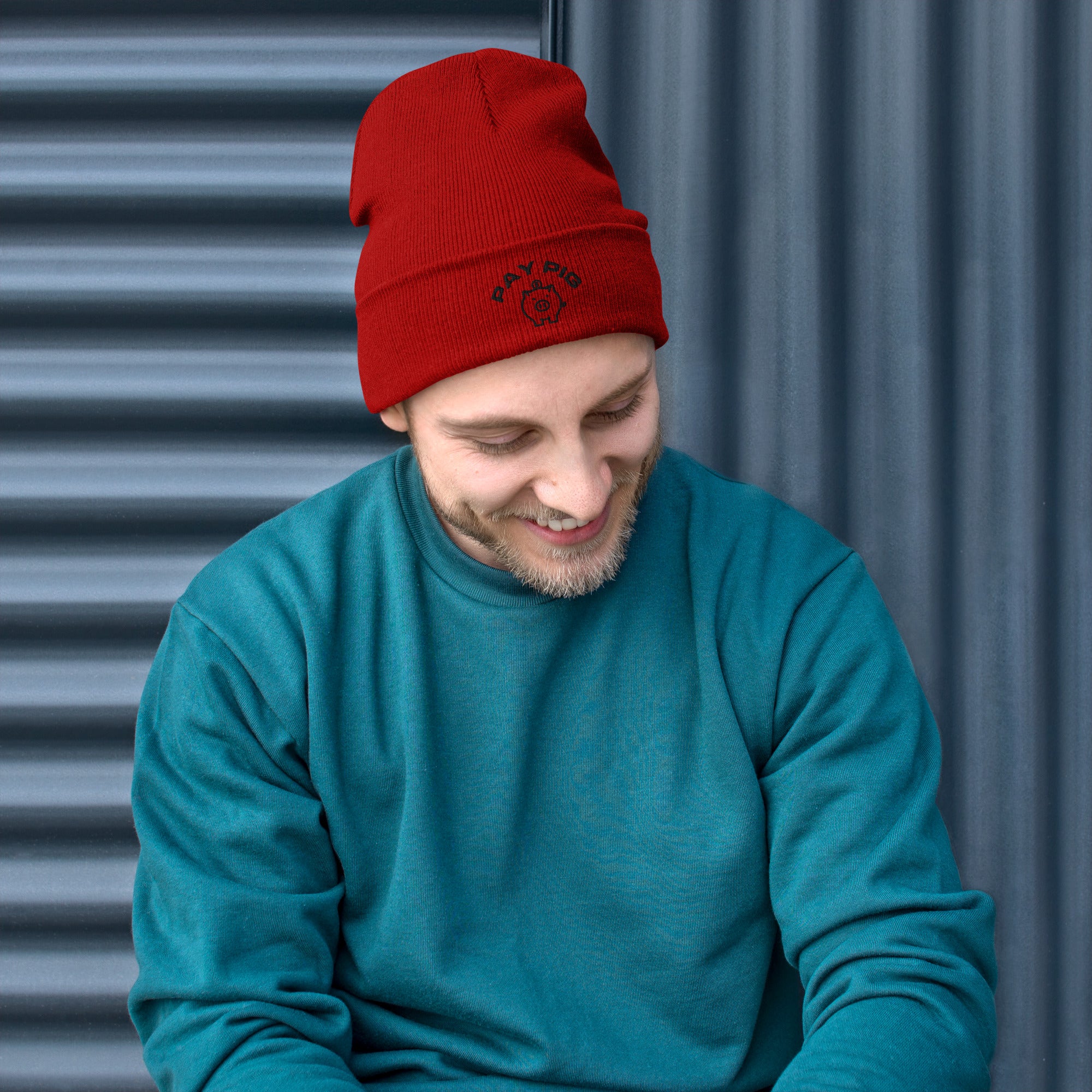 Pay Pig - Embroidered Beanie