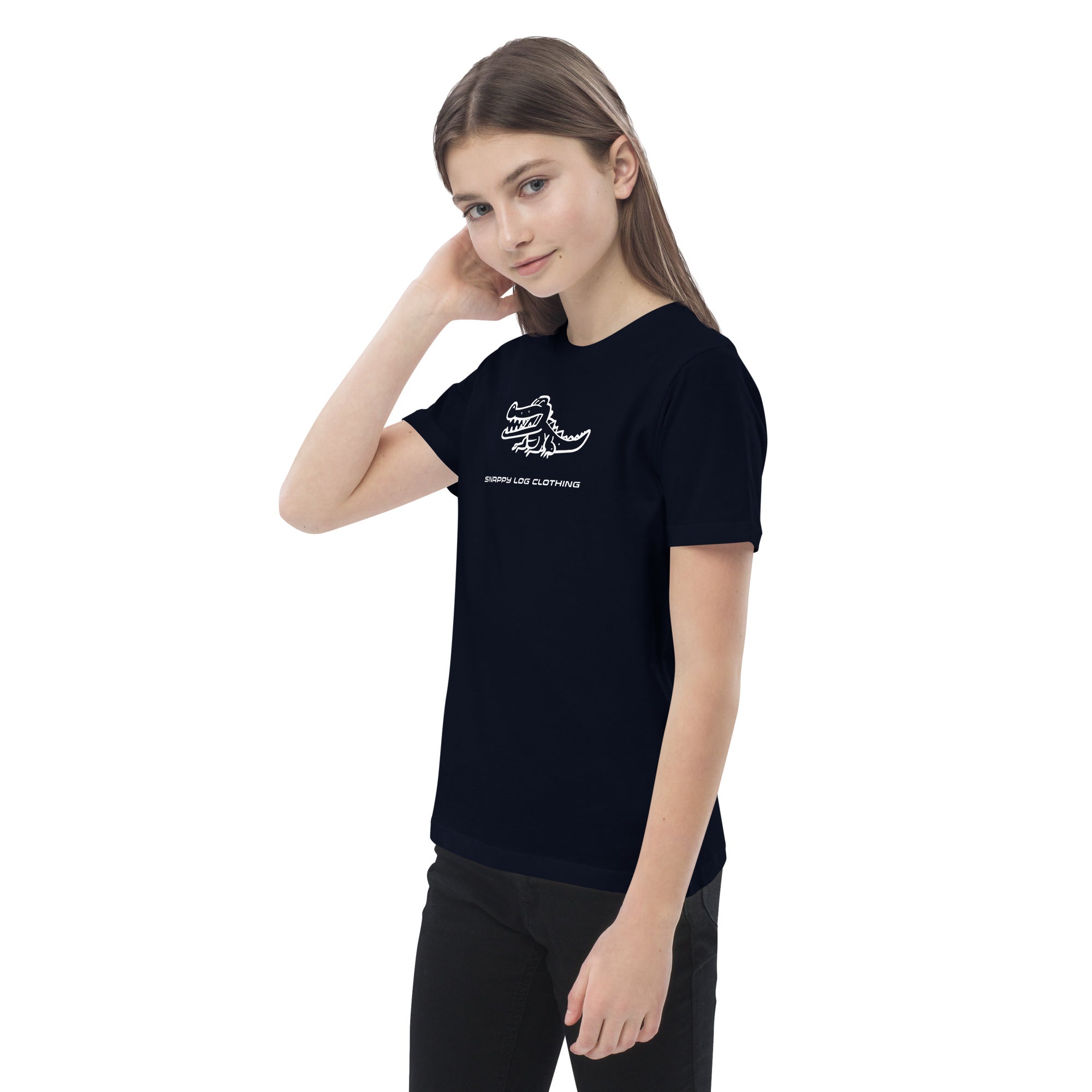 Snappy - Kids Organic cotton t-shirt (White Snappy)
