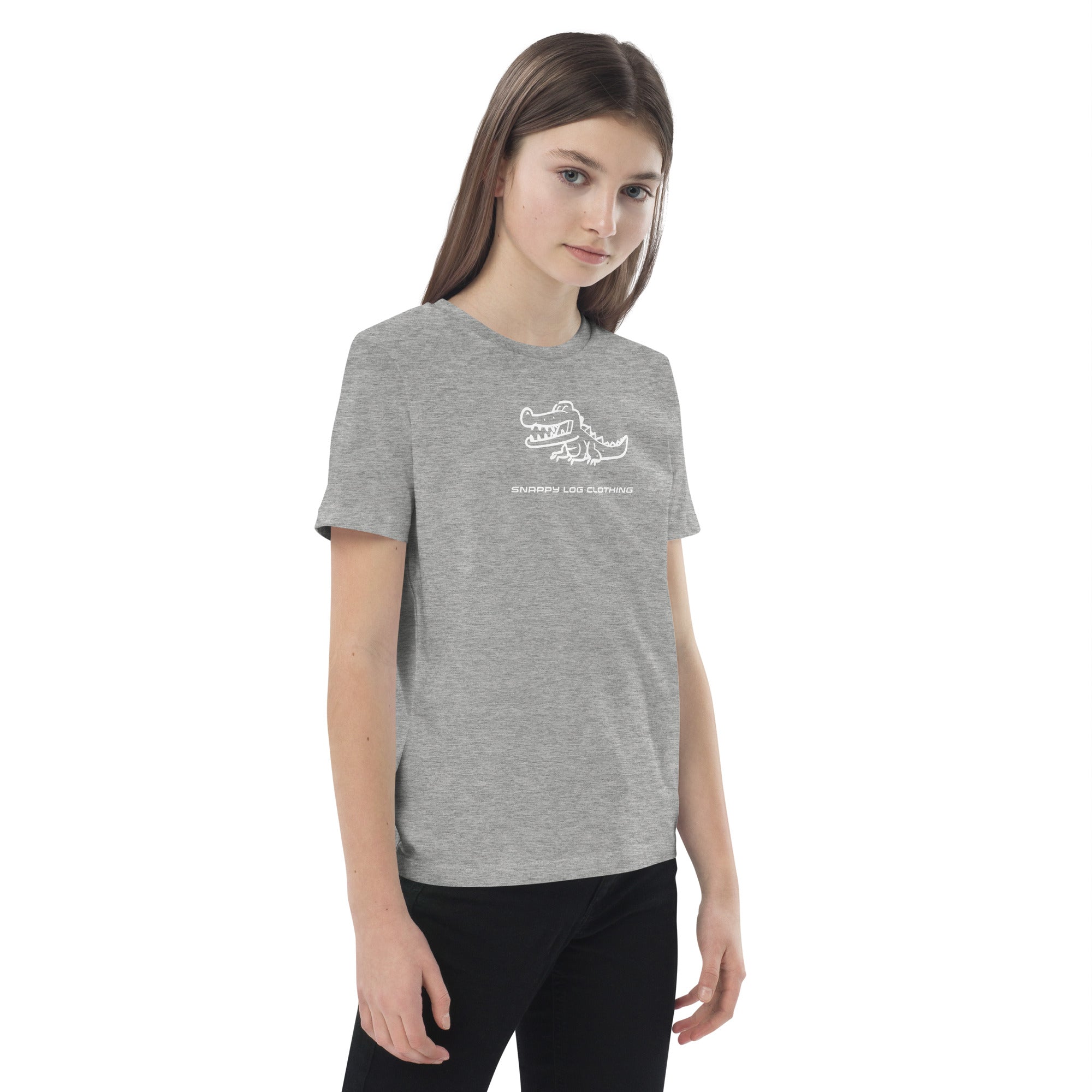 Snappy - Kids Organic cotton t-shirt (White Snappy)