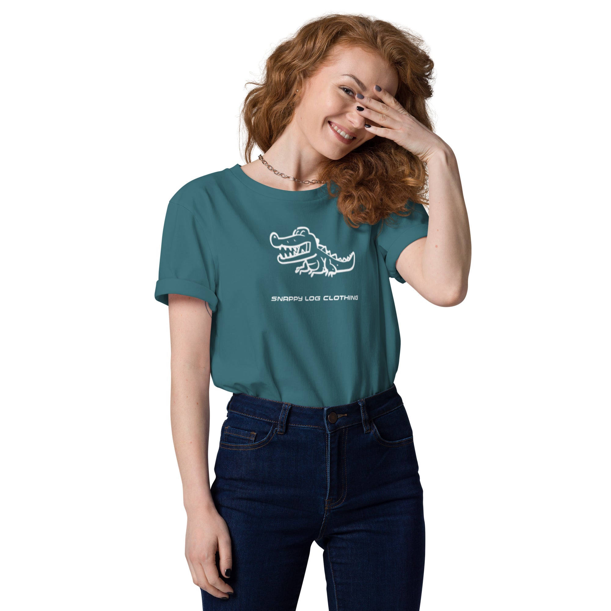Snappy - Unisex organic cotton t-shirt (White Snappy)