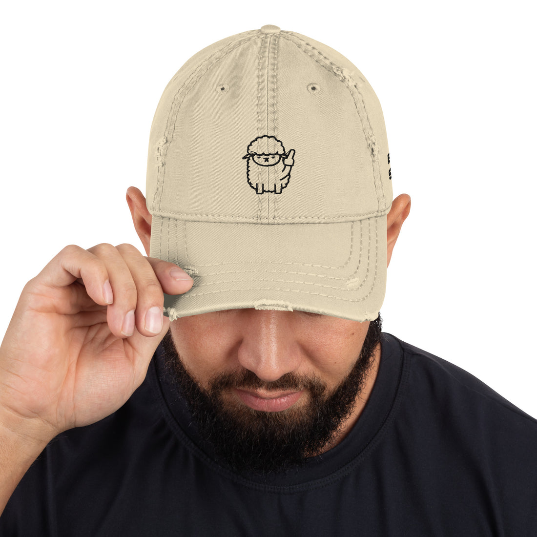 Bleep Sheep - Distressed Dad Hat
