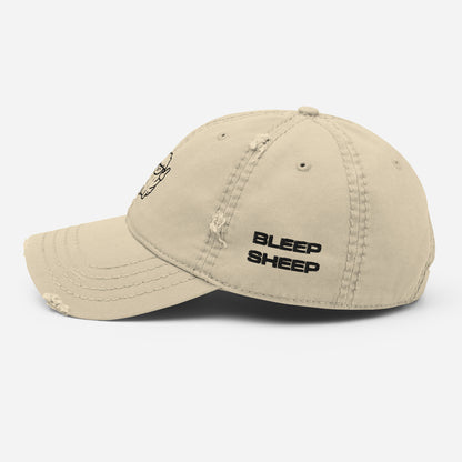 Bleep Sheep - Distressed Dad Hat