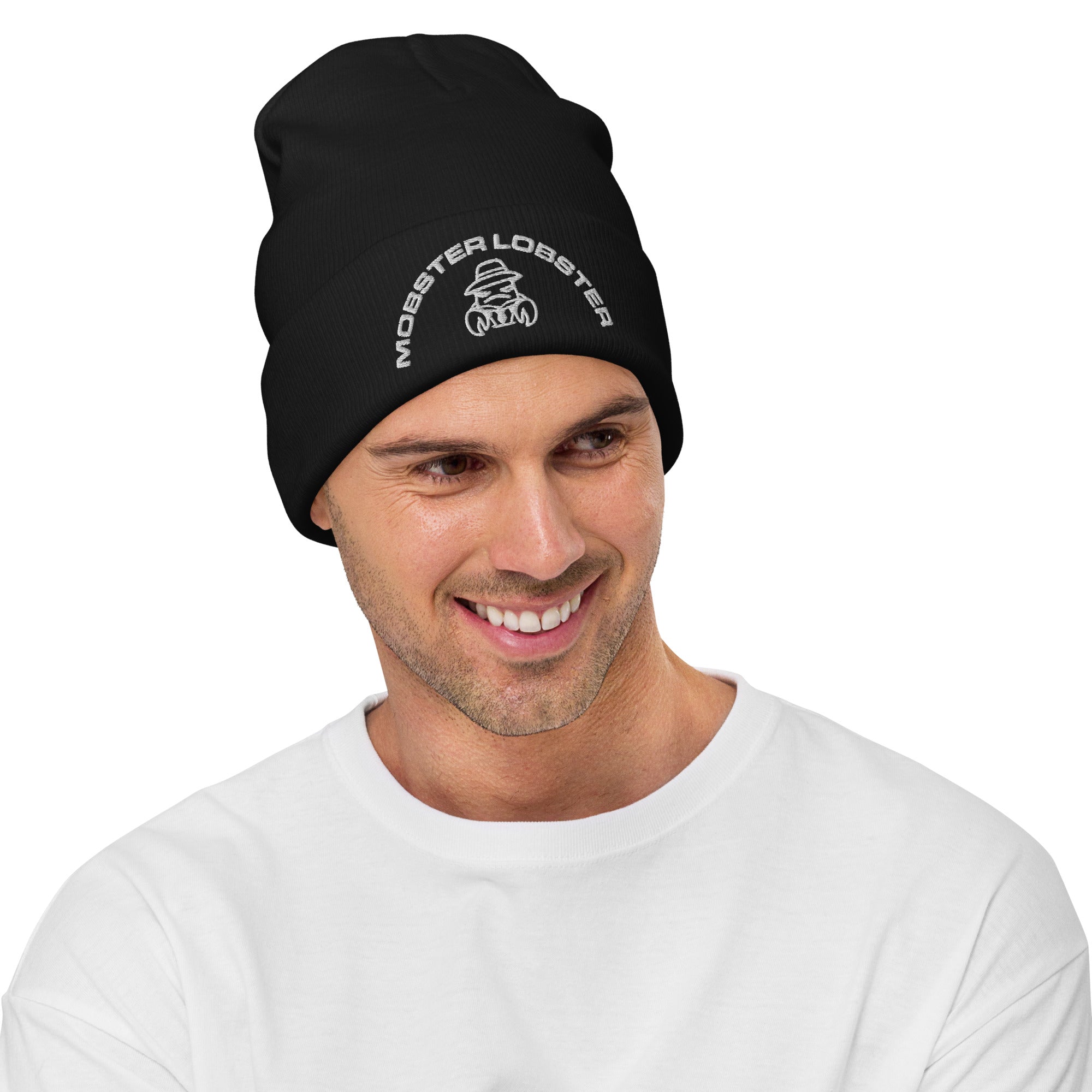Mobster Lobster - Embroidered Beanie