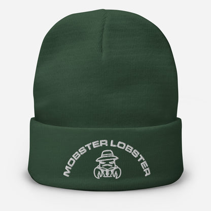 Mobster Lobster - Embroidered Beanie