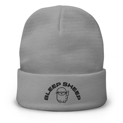 Bleep Sheep - Embroidered Beanie