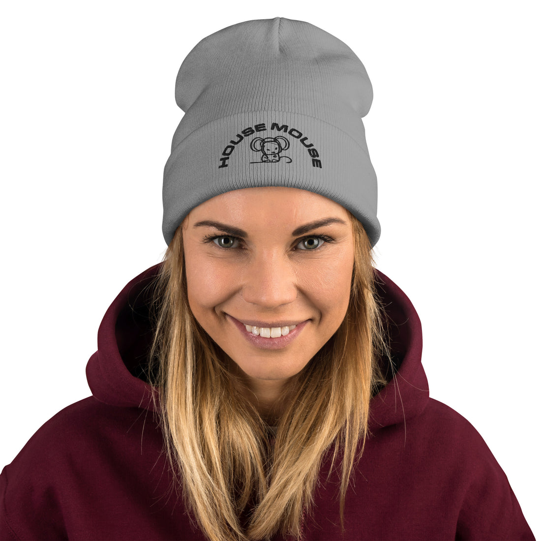 House Mouse - Embroidered Beanie