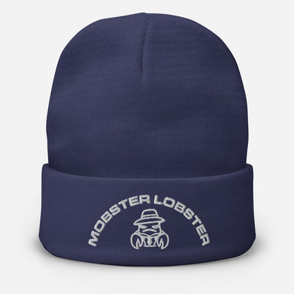 Mobster Lobster - Embroidered Beanie
