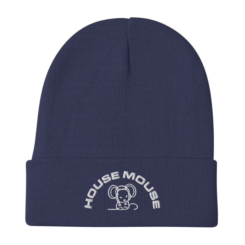 House Mouse - Embroidered Beanie