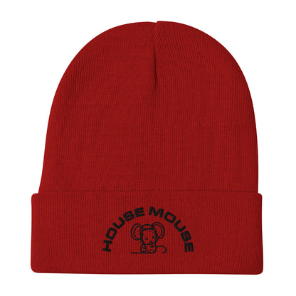 House Mouse - Embroidered Beanie