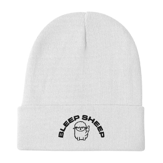 Bleep Sheep - Embroidered Beanie
