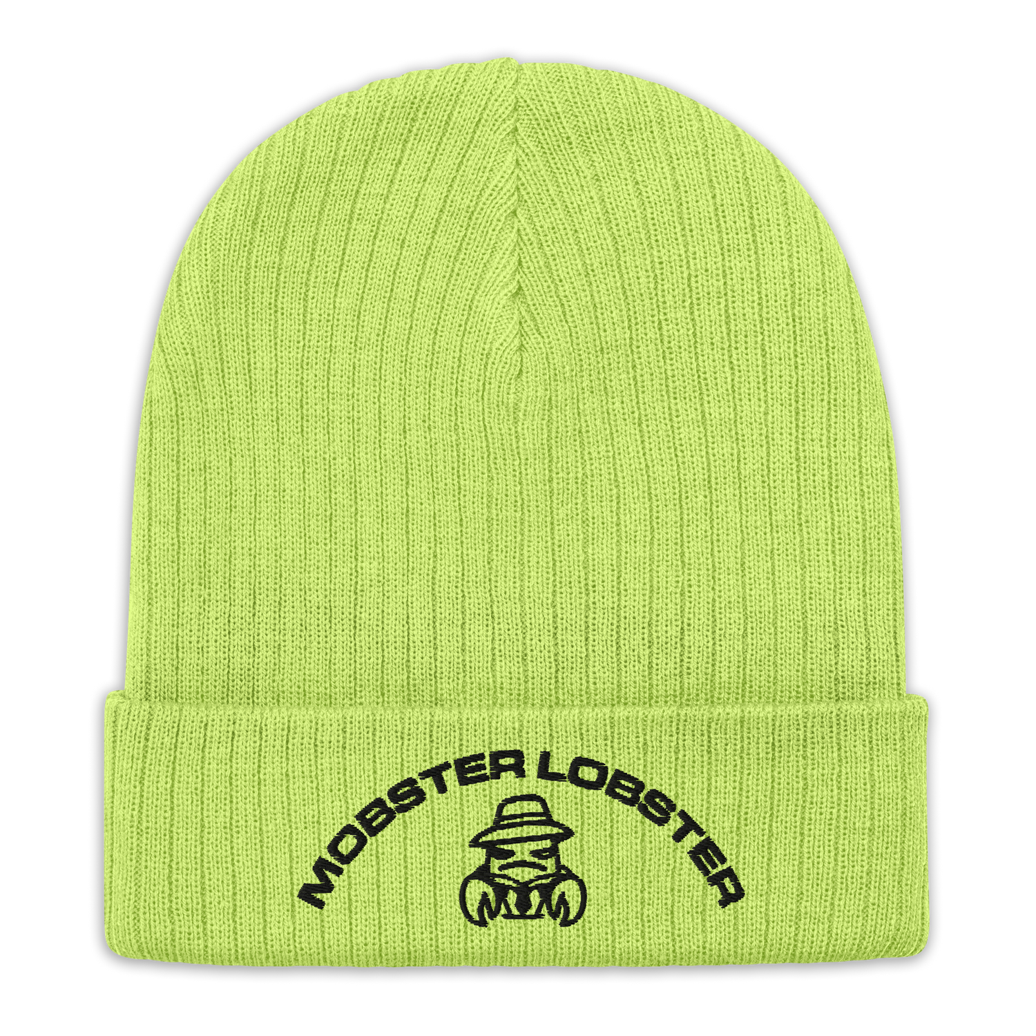 Mobster Lobster - Ribbed knit beanie