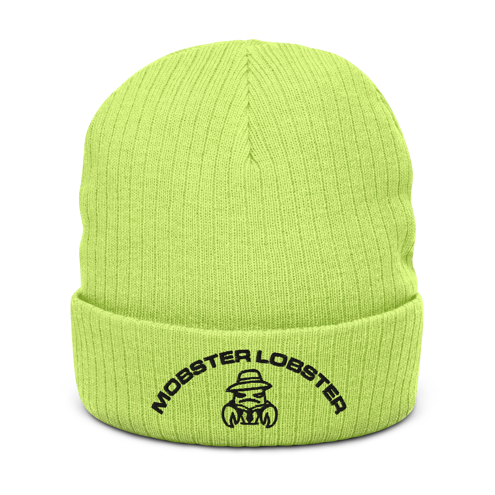 Mobster Lobster - Ribbed knit beanie