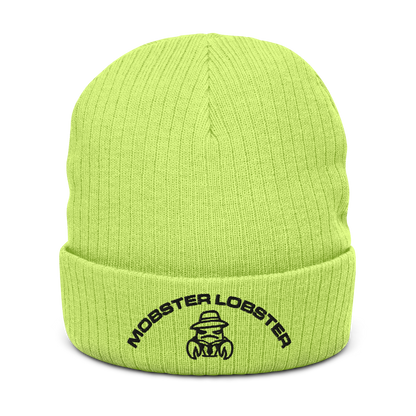 Mobster Lobster - Ribbed knit beanie