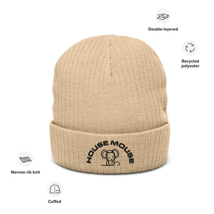 House Mouse - Ribbed knit beanie