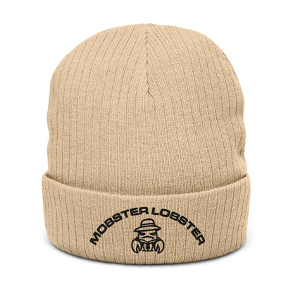 Mobster Lobster - Ribbed knit beanie