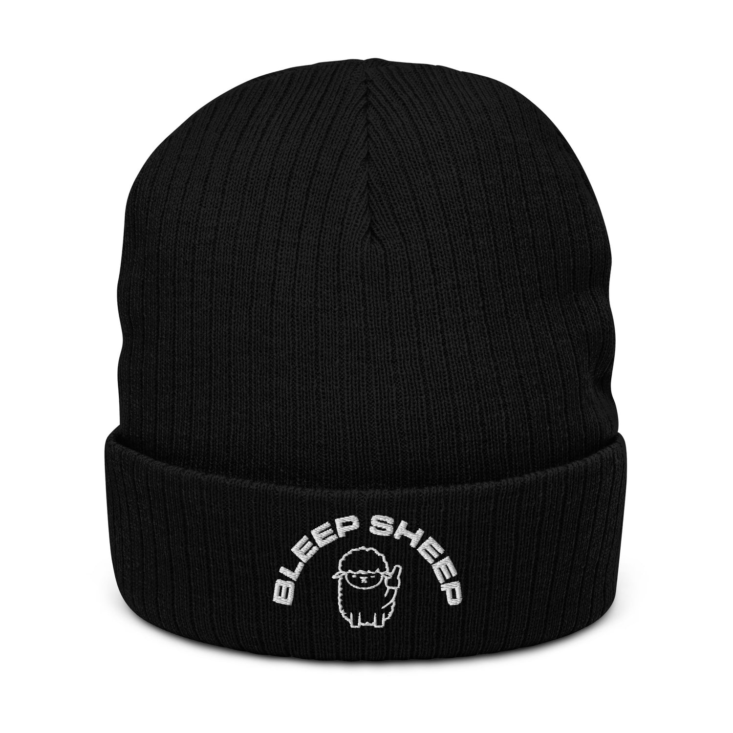 Bleep Sheep - Ribbed knit beanie