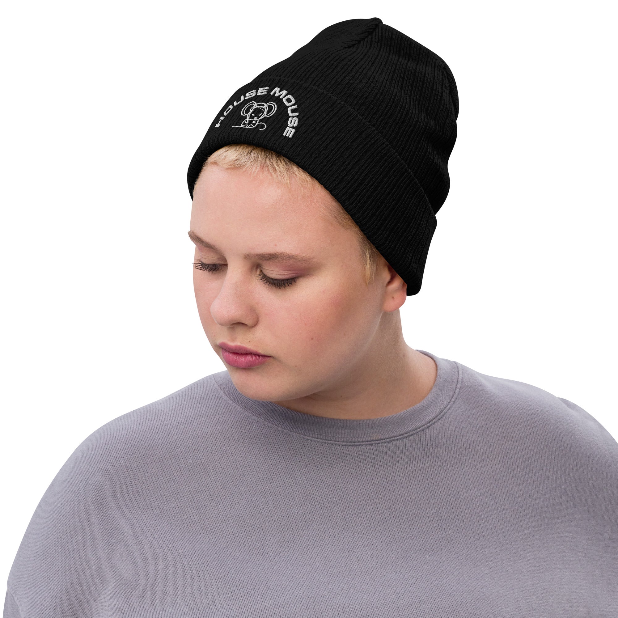House Mouse - Ribbed knit beanie