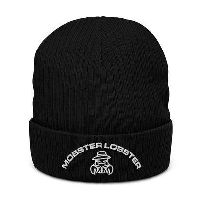 Mobster Lobster - Ribbed knit beanie