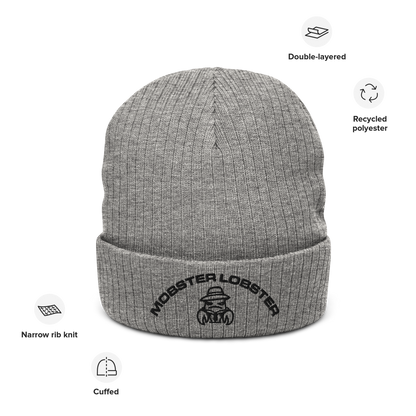 Mobster Lobster - Ribbed knit beanie