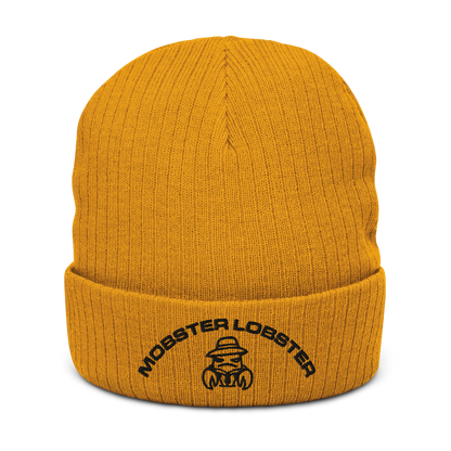 Mobster Lobster - Ribbed knit beanie