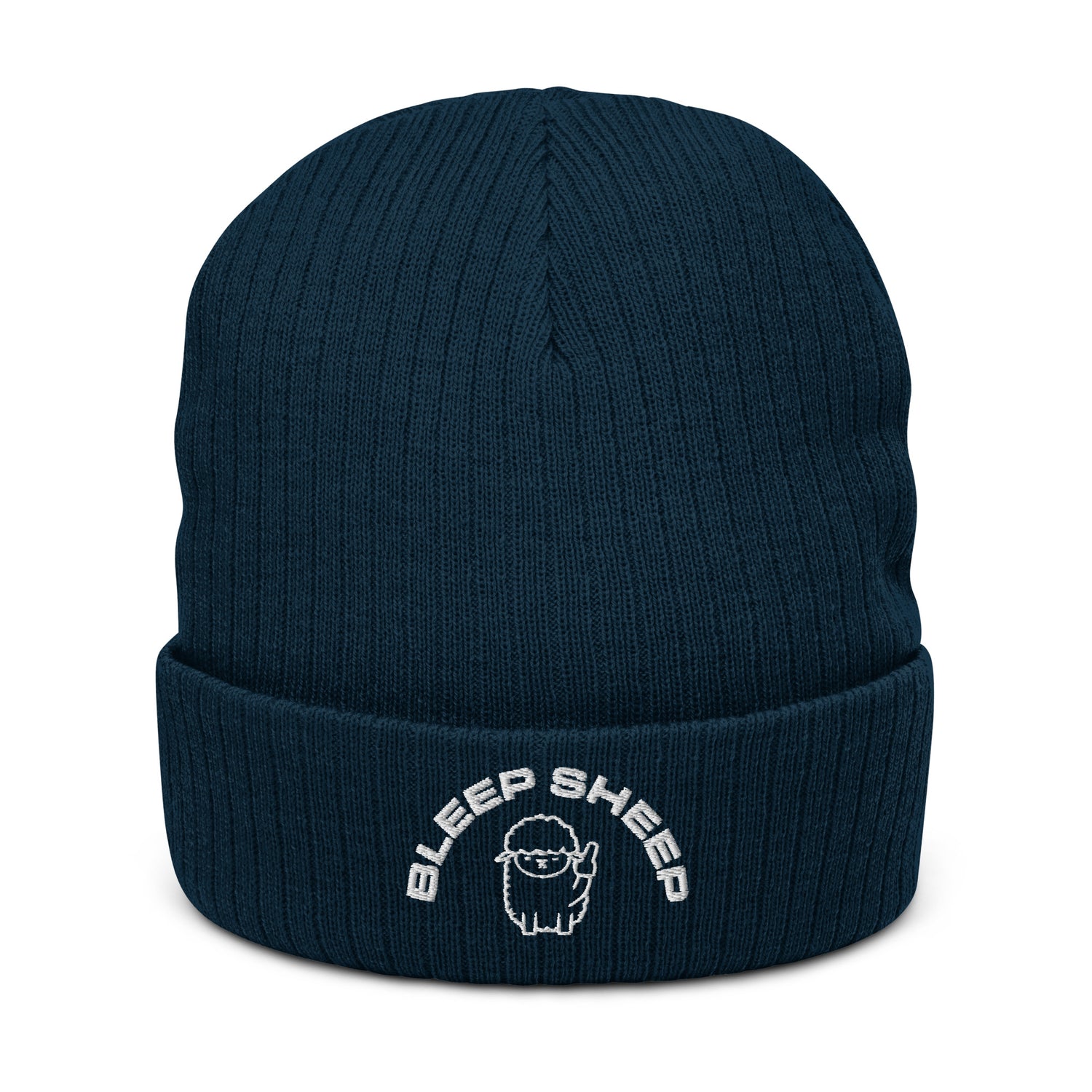 Bleep Sheep - Ribbed knit beanie