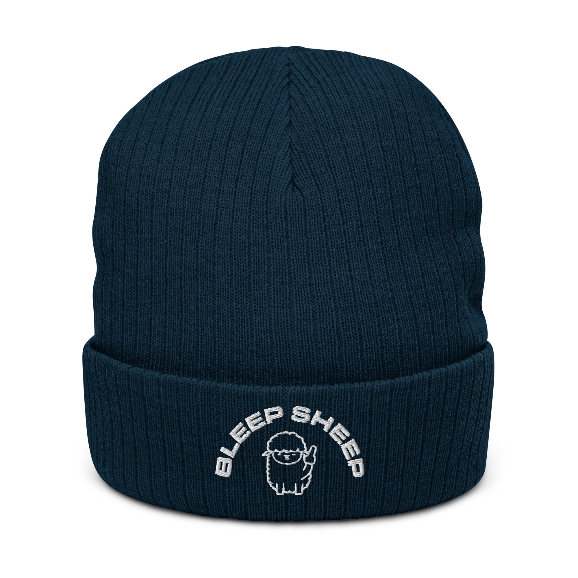 Bleep Sheep - Ribbed knit beanie