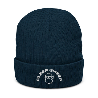 Bleep Sheep - Ribbed knit beanie