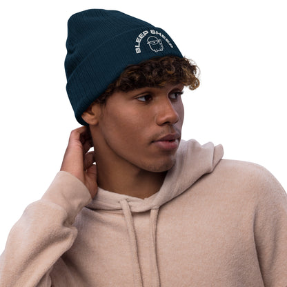 Bleep Sheep - Ribbed knit beanie