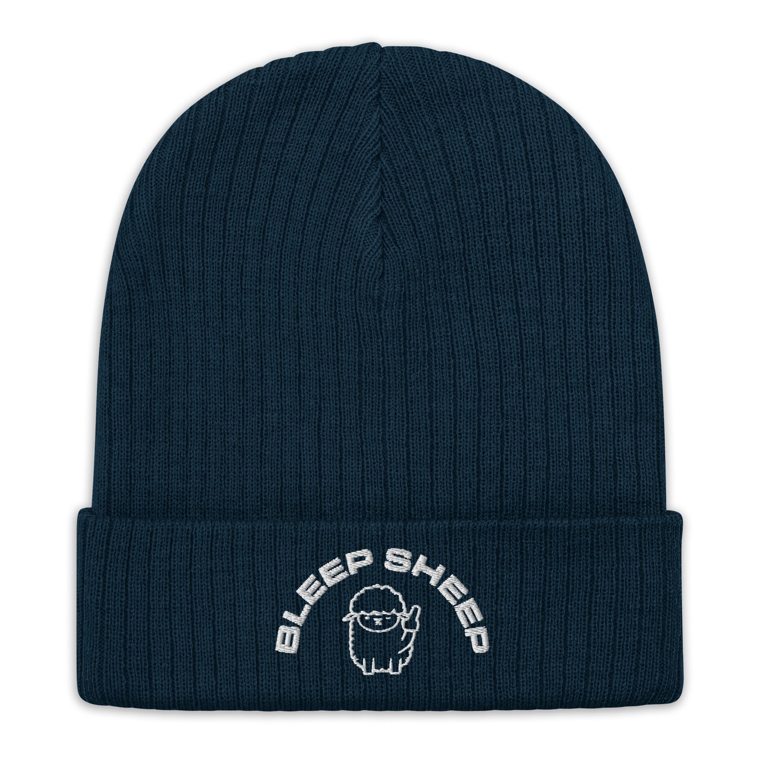 Bleep Sheep - Ribbed knit beanie