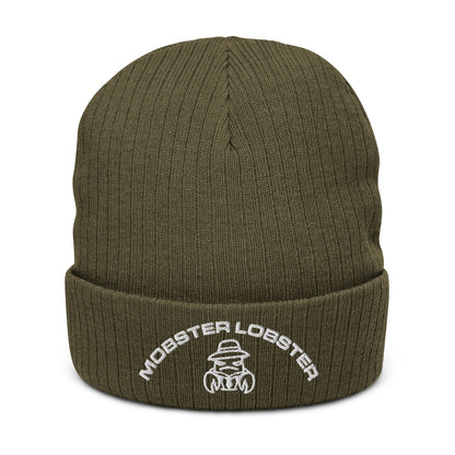 Mobster Lobster - Ribbed knit beanie