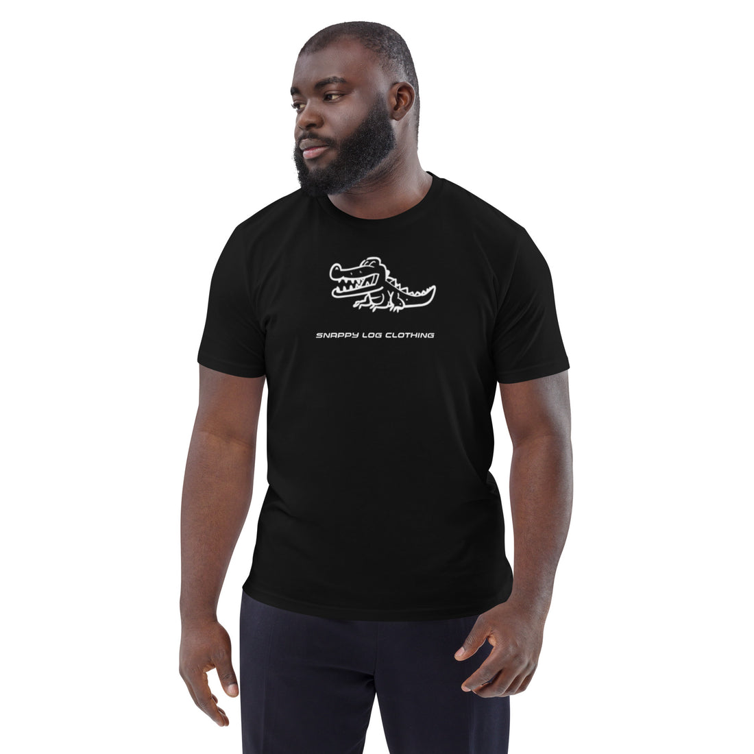 Snappy - Unisex organic cotton t-shirt (White Snappy)