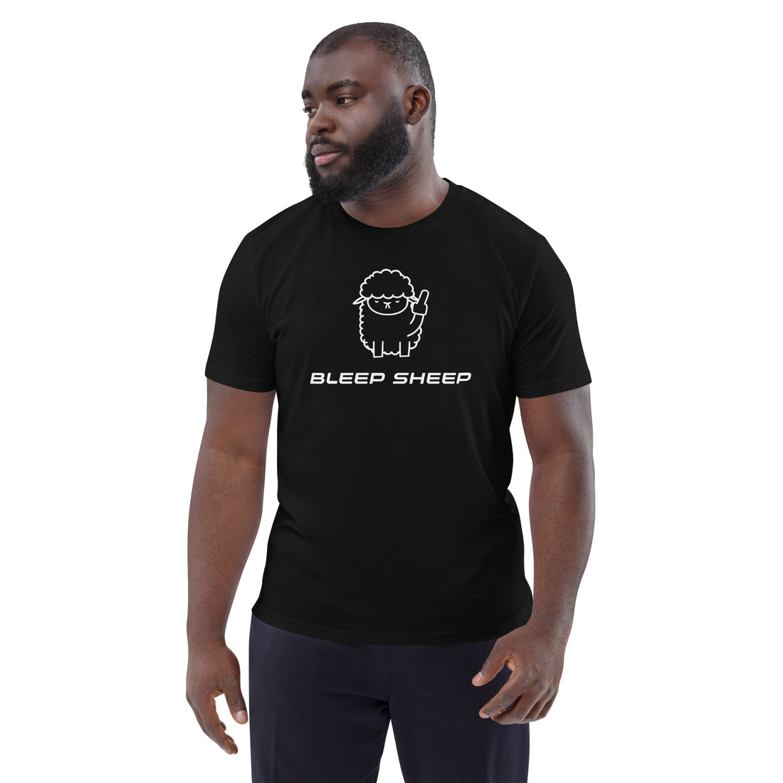 Bleep Sheep - Unisex organic cotton t-shirt