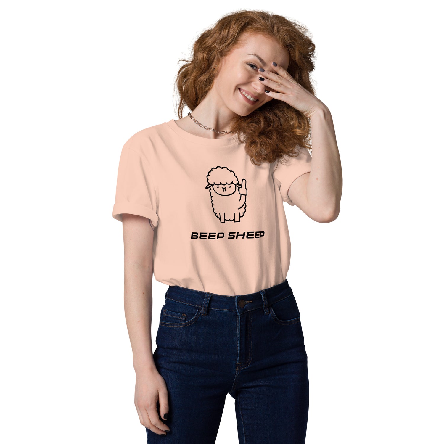 Bleep Sheep - Unisex organic cotton t-shirt