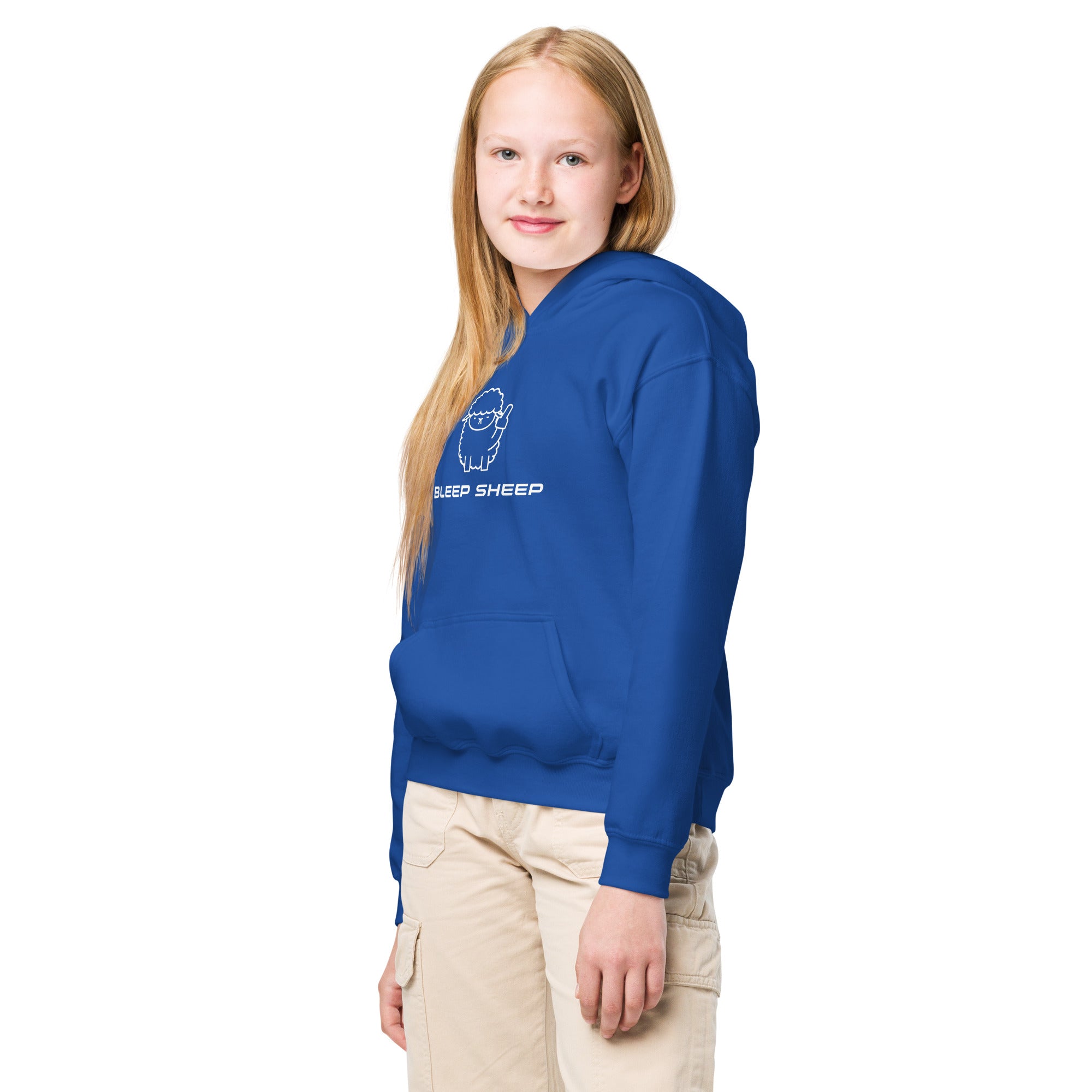 Bleep Sheep - Youth heavy blend hoodie